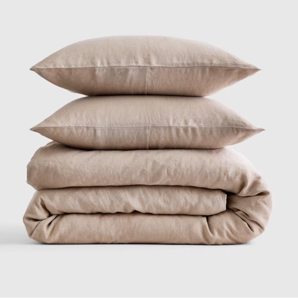 Quince European Linen Duvet Cover Set